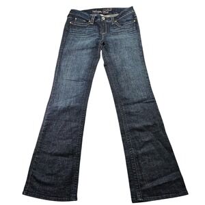 Refuge Bootcut Jeans Women's 9 Blue Denim Stretch Dark Wash Streetwear Mid-Rise